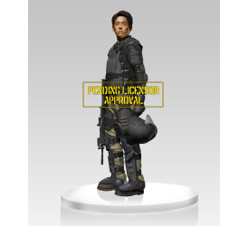 The Walking Dead Glenn in Riot Gear Statue 