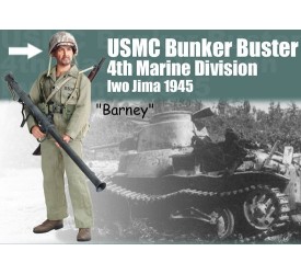 Usmc Bunker Buster 4Th Marine Div. (Bazookaman) Iwo Jima 1945